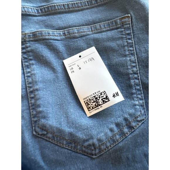 NWT H&M Blue Skinny Jeans Women's US 10 Stretchy Comfortable - Picture 7 of 7